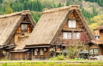 白川郷・五箇山の合掌造り集落の写真