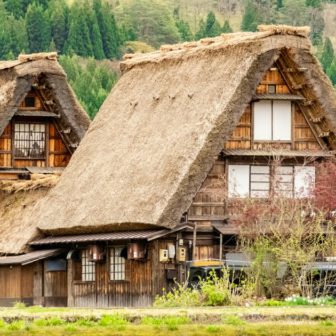 白川郷・五箇山の合掌造り集落の写真