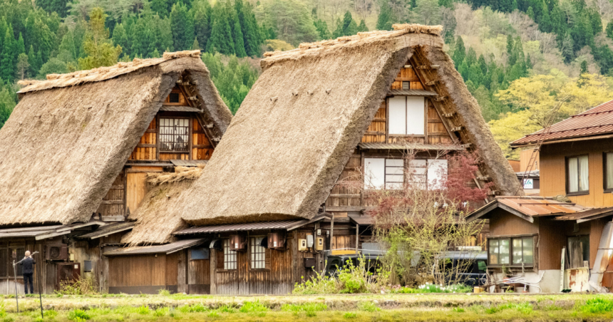 白川郷・五箇山の合掌造り集落の写真